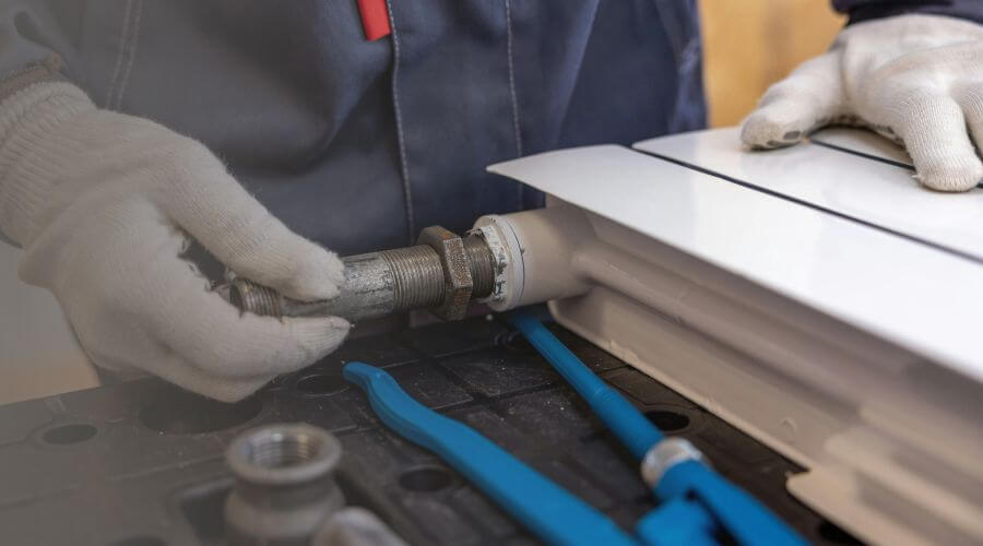 Professional water heater repair services in Collyer, KS